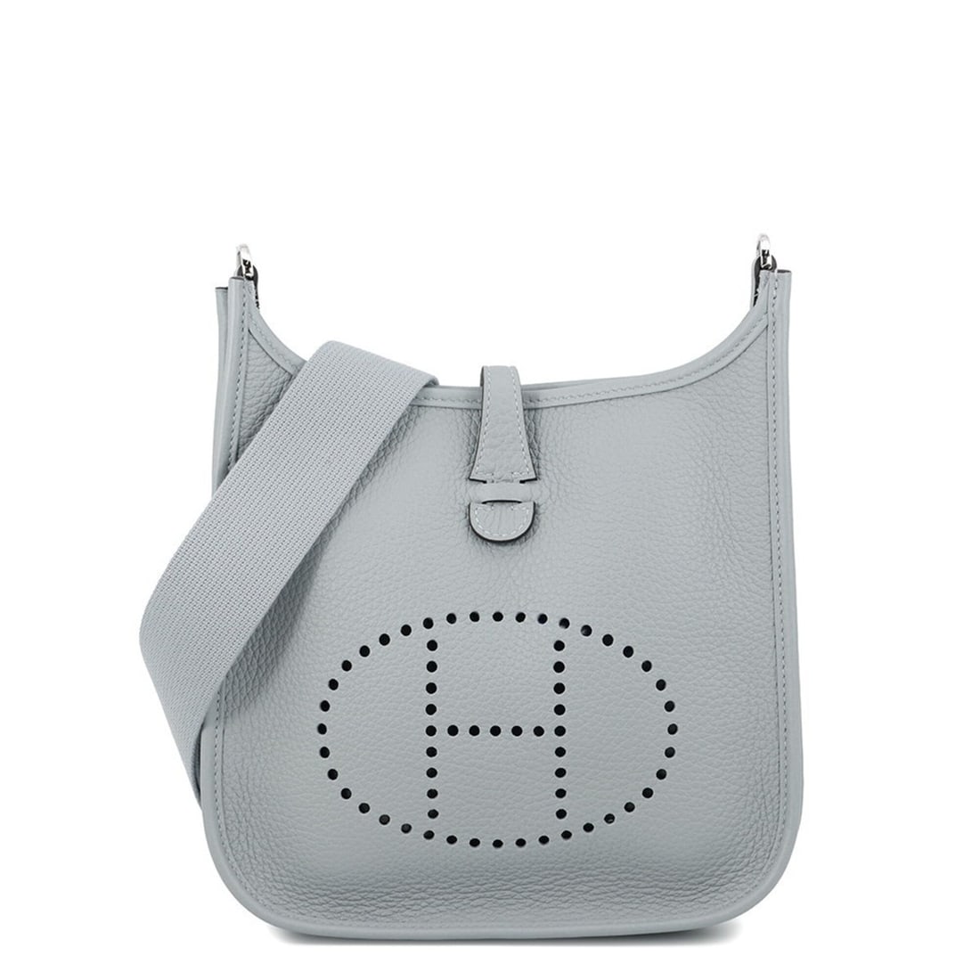 Hermes Evelyne 3 Shoulder Bag, Size 23, Gris Pantin, Taurillon Clemence Leather, G Stamp, HERMES: --- Catalog ---Category: SizeSize (HxWxD): 24.5cm x 23cm x 6cm / 9.64'' x 9.05'' x 2.36''Category: DesignType: Shoulder bagColor: GrayGender: Women,MenMaterial: Taurillon clemence leather Category: Ge