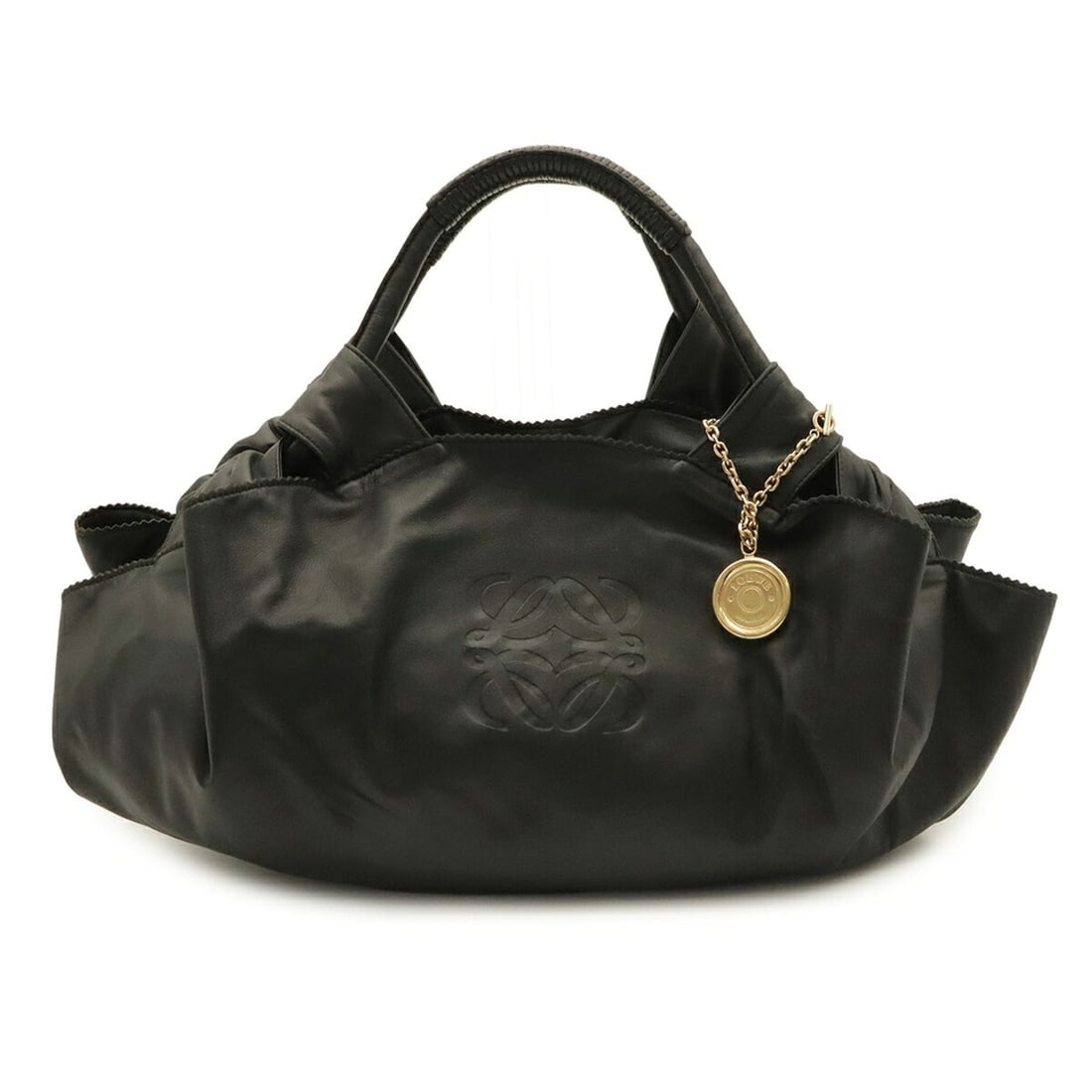 LOEWE Anagram Nappa Aire Handbag, Leather, Black (1 of 10)