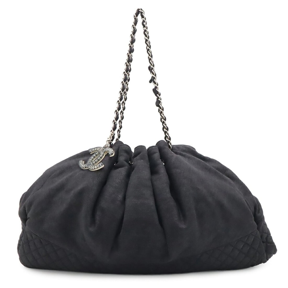 CHANEL Coco Mark Melrose Cabas Matelassé Chain Shoulder Bag, Cotton Jersey, Black, A37056: --- Catalog ---Category: SizeWeight: 790g / 1.74lb.Size (HxWxD): 31cm x 48.5cm x 9cm / 12.2'' x 19.09'' x 3.54''Category: DesignType: Shoulder bagColor: BlackGender: WomenMaterial: Cotton , Jersey Cat
