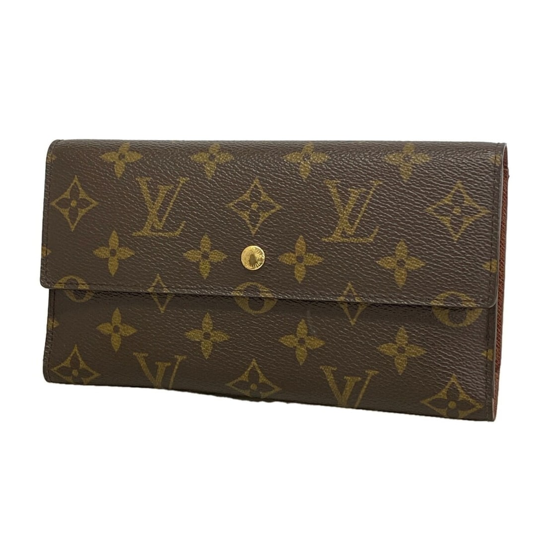 Louis Vuitton Tri-fold Long Wallet Monogram Portefeuille Tresor International M61215 Brown Women's: --- Catalog ---Category: SizeSize (HxWxD): 10cm x 19cm x 2.5cm / 3.93'' x 7.48'' x 0.98''Category: DesignType: Long wallet (tri-fold)Color: BrownGender: WomenCategory: GeneralMPN: M61215Brand: Louis V