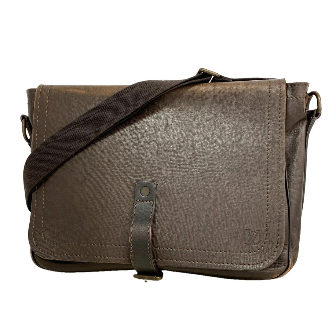 Louis Vuitton Utah Shoulder Bag M92071 Cafe Men's P3484842 (1 of 13)