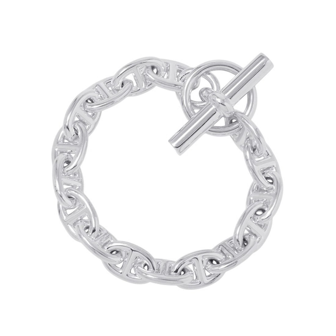 Hermes Chaine d'Ancre PM Bracelet, 16 links, SV925 Silver. (HERMES d'Ancre) (1 of 20)