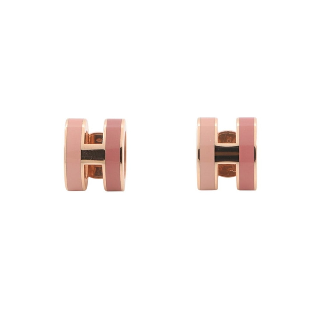 Hermes Mini Pop H Earrings, Rocabar Beauty Pink HERMES: --- Catalog ---Category: SizeSize (HxWxD): 9.00mm x 7.00mm / 0.35'' x 0.28''Category: DesignColor: Pink, RocabarGender: WomenMaterial: LacquerCategory: GeneralBrand: HermesCountry of Origin: France---
