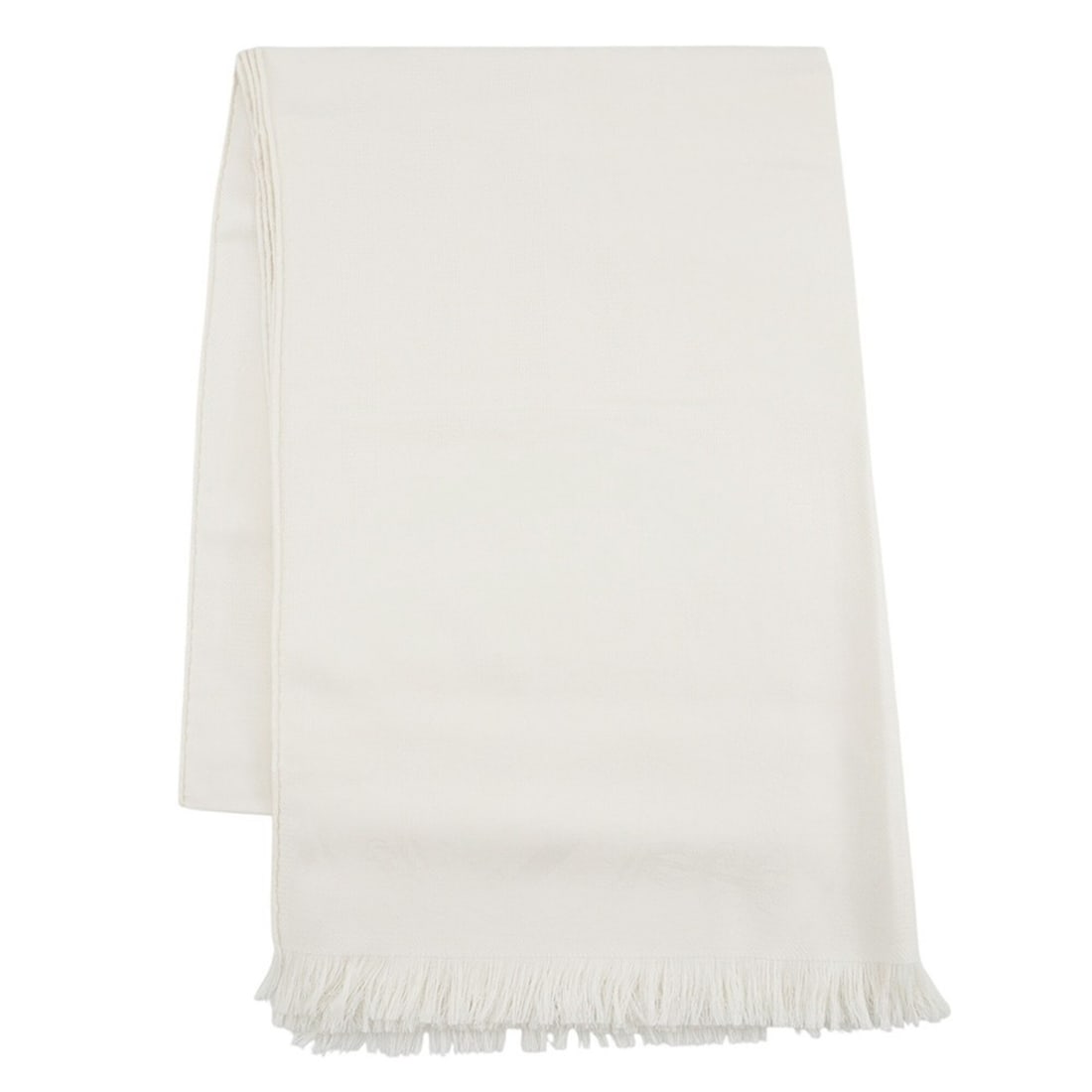 Hermes Stole/Scarf New Libris Cashmere Silk HERMES Scarf Muffler SCARF: --- Catalog ---Category: SizeSize (LxW): 2.14m x 72cm / 84.25'' x 28.34''Category: DesignType: StoleColor: WhiteGender: WomenMaterial: Cashmere , Silk Category: GeneralBrand: HermesCountry of Origin: 