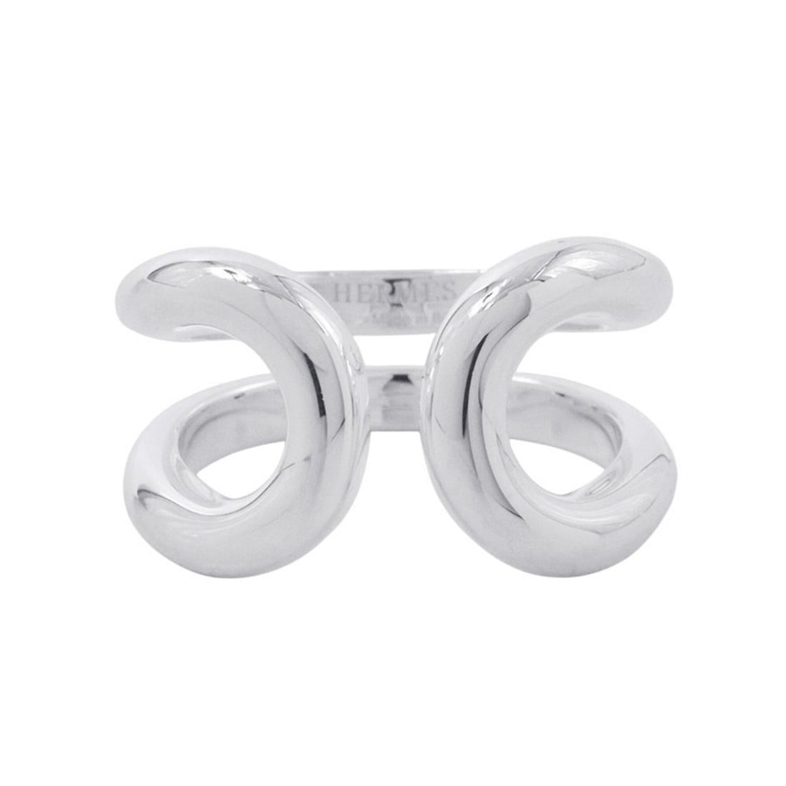 Hermes Lima PM ring, SV925 silver, ring size 52. HERMES: --- Catalog ---Category: SizeJP Size: 12US Size: 6.5Category: DesignColor: SilverGender: WomenMaterial: Silver 925Category: GeneralBrand: HermesCountry of Origin: Italy--- Item List ---Section: Condit