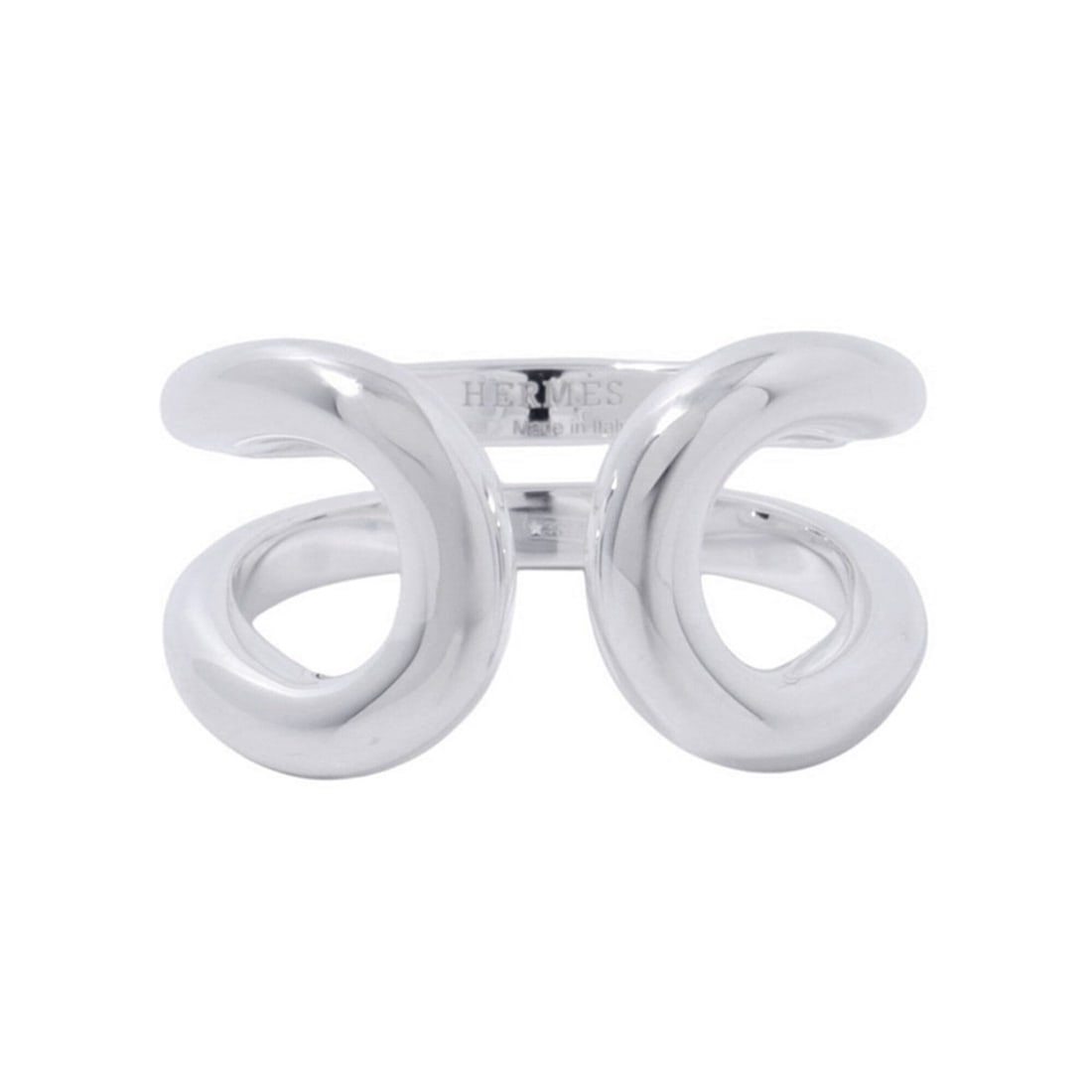 Hermes Lima PM ring, SV925 silver, ring size 56. HERMES: --- Catalog ---Category: SizeJP Size: 16US Size: 8Category: DesignColor: SilverGender: WomenMaterial: Silver 925Category: GeneralBrand: HermesCountry of Origin: Italy--- Item List ---Section: Conditio