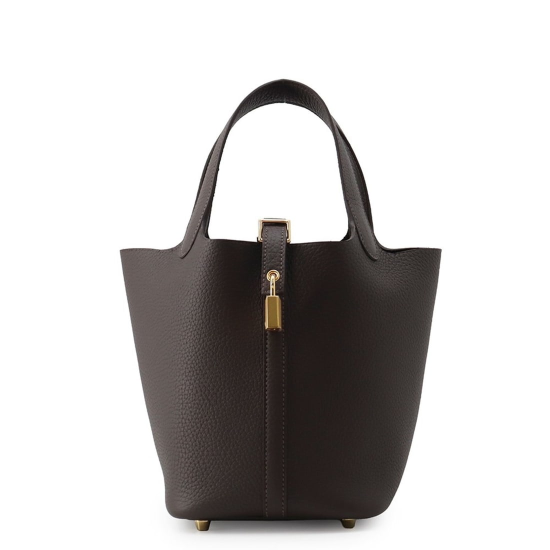 Hermes Picotin Lock PM handbag, Beblanc, Taurillon Clemence leather, G stamp, HERMES, Biblin, Lock,: --- Catalog ---Category: SizeSize (HxWxD): 18.5cm x 18cm x 13cm / 7.28'' x 7.08'' x 5.11''Category: DesignType: HandbagGender: WomenMaterial: Taurillon clemence leather Hardware Color: GoldCategory: G