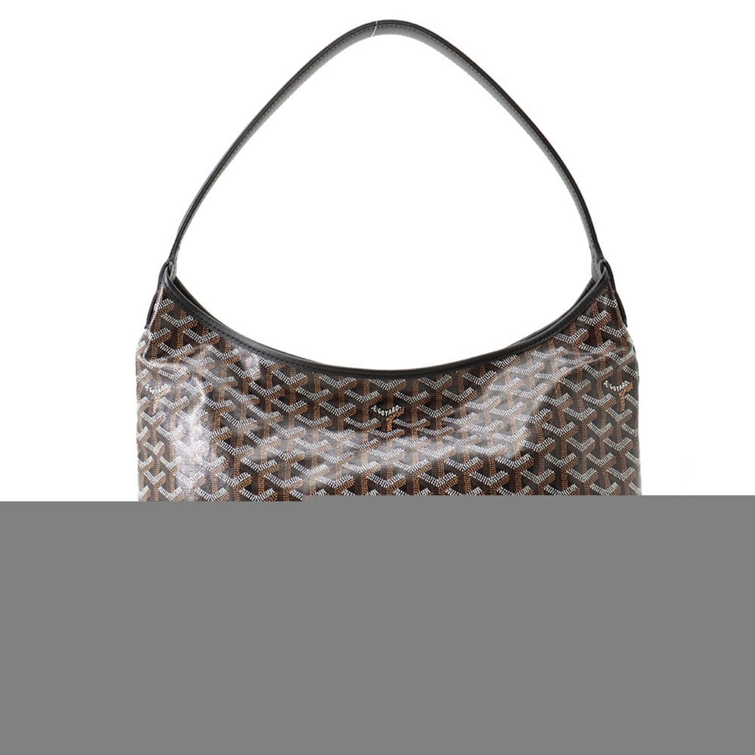 Goyard Boheme Hobo Bag PM Leather Shoulder BOHEMEPMLTY01CL01P GOYARD Black Handbag (1 of 12)