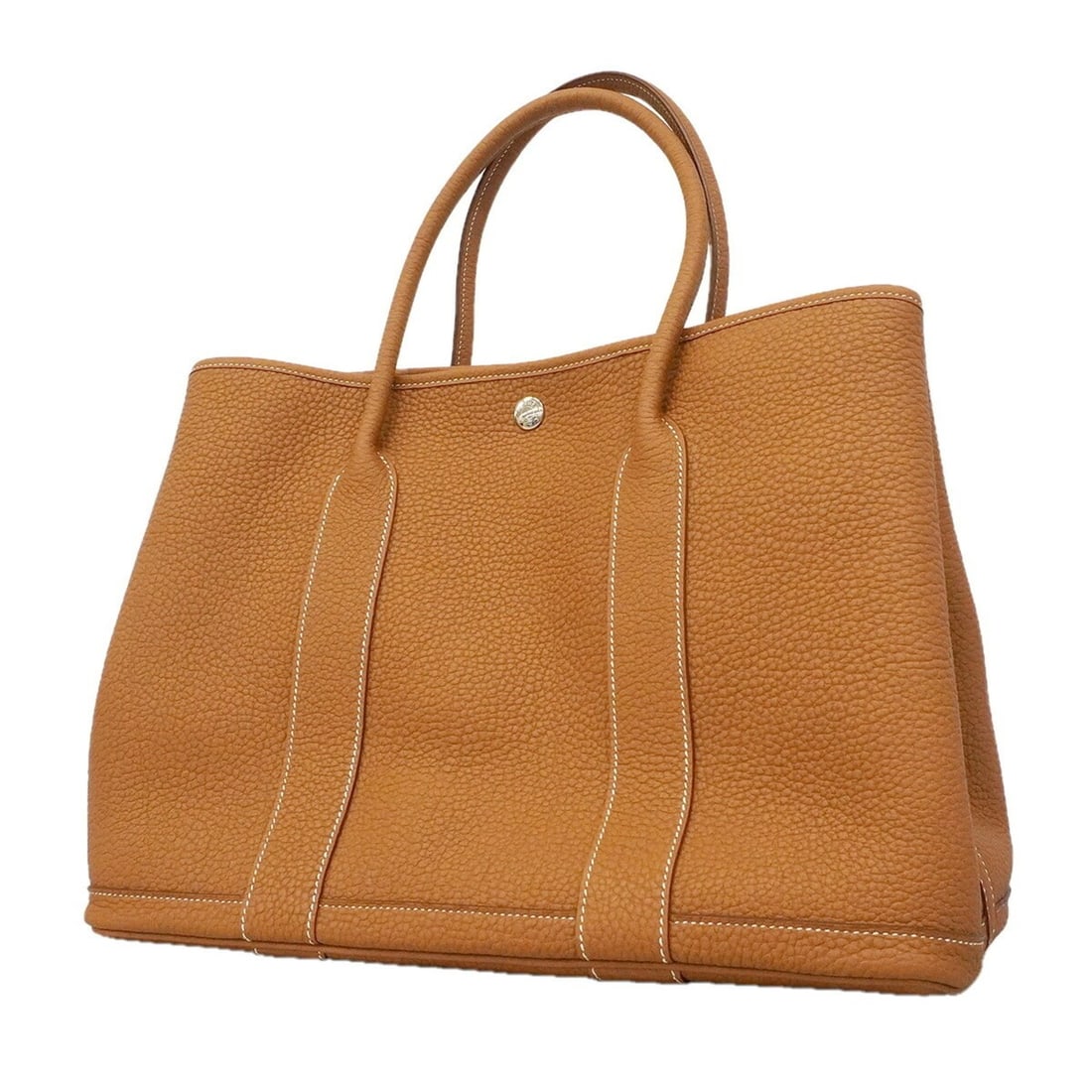 Hermes Garden PM Tote Bag, Negonda Leather, Gold, B Stamp, Women's, P3465784: --- Catalog ---Category: SizeSize (HxWxD): 26cm x 36cm x 17cm / 10.23'' x 14.17'' x 6.69''Category: DesignType: Tote bagColor: GoldGender: WomenMaterial: Negonda leather Hardware Color: SilverCategory