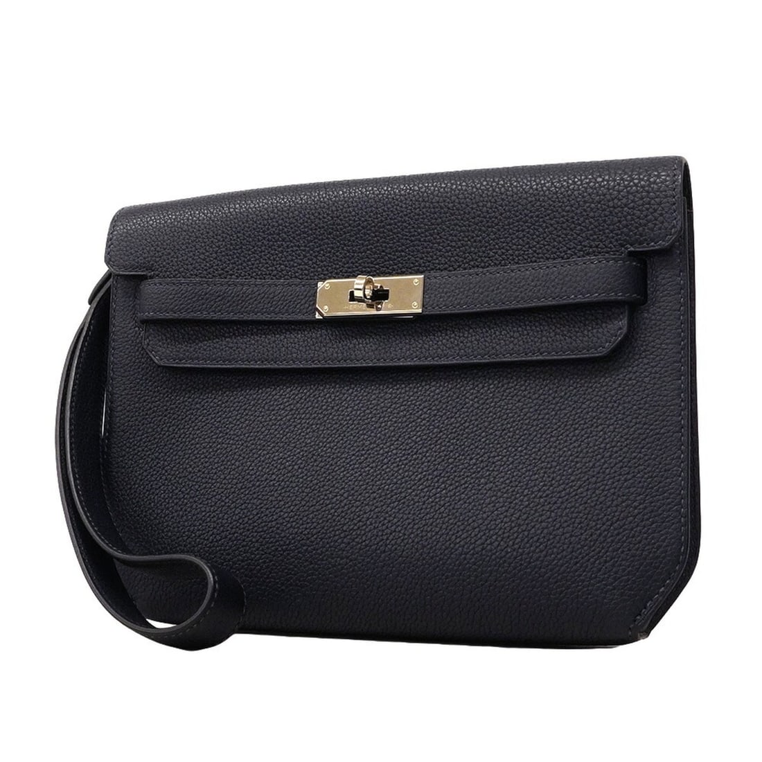 Hermes Kelly Depeches 25 Clutch Bag, Togo Leather, Blue Indigo, Y Stamp, Women's, OP020273: --- Catalog ---Category: SizeSize (HxWxD): 19cm x 25.5cm x 3cm / 7.48'' x 10.03'' x 1.18''Category: DesignType: Clutch bagColor: Blue indigoGender: WomenMaterial: Togo leather Hardware Color: SilverCa
