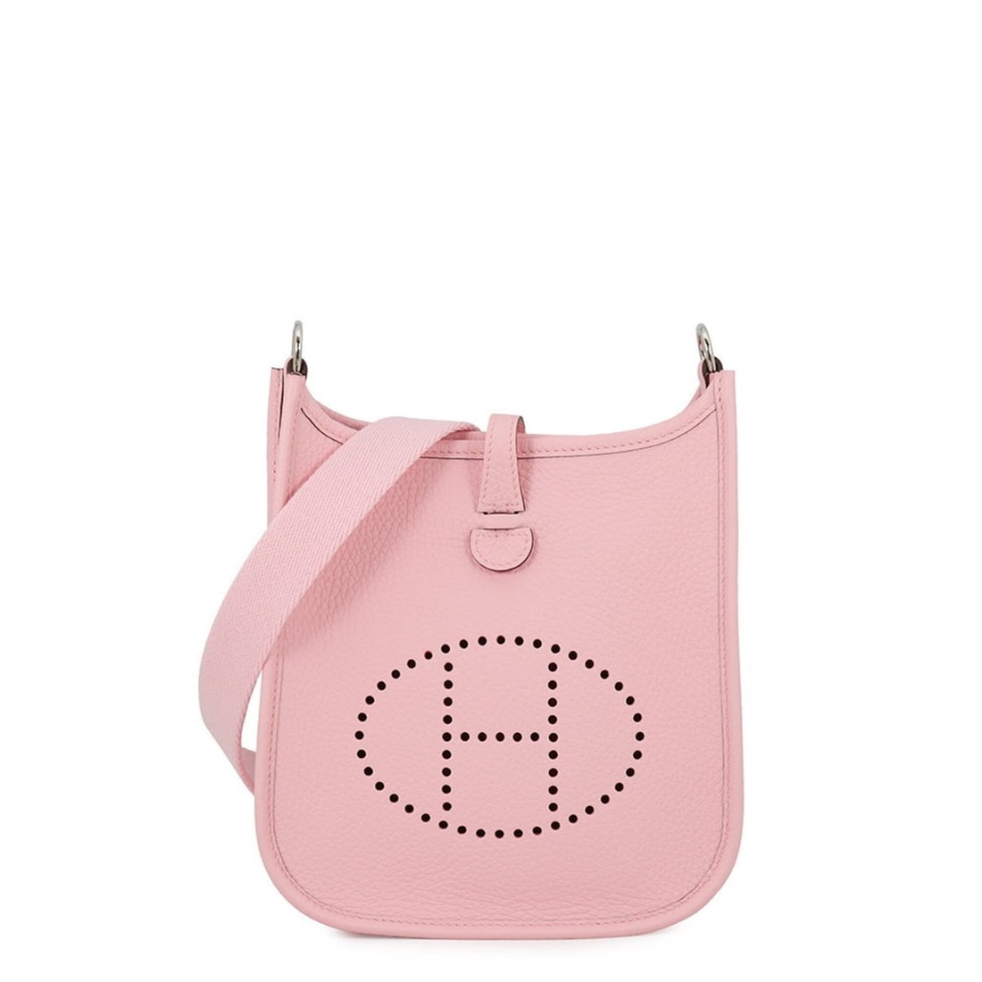 Hermes Evelyne TPM Shoulder Bag 111cm Rose Sakura Taurillon Clemence G Stamp HERMES Handbag Women's (1 of 10)