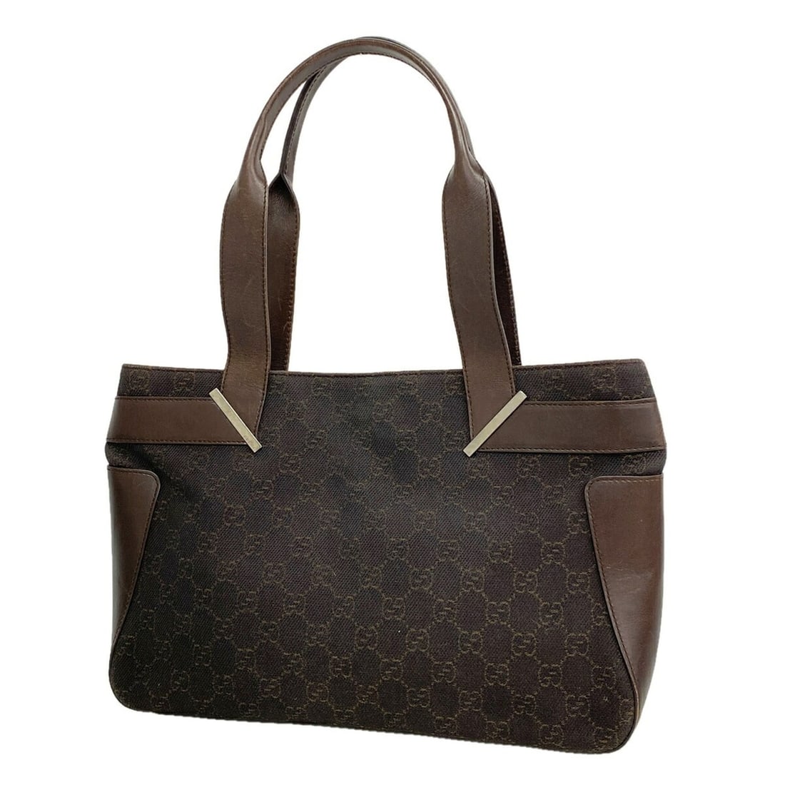 Gucci Tote Bag 73983 Canvas Brown Women's (1 of 11)