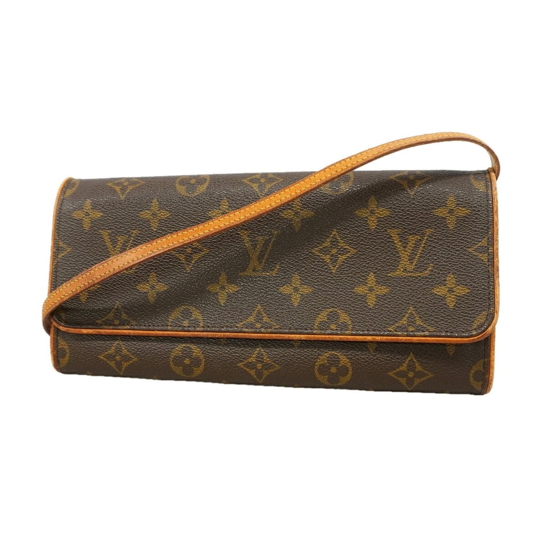 Louis Vuitton Monogram Pochette Twin GM Shoulder Bag M51852 Brown Women's: --- Catalog ---Category: SizeSize (HxWxD): 12cm x 24.5cm x 2.5cm / 4.72'' x 9.64'' x 0.98''Category: DesignType: Shoulder bagColor: BrownGender: WomenCategory: GeneralMPN: M51852Brand: Louis Vuitton--