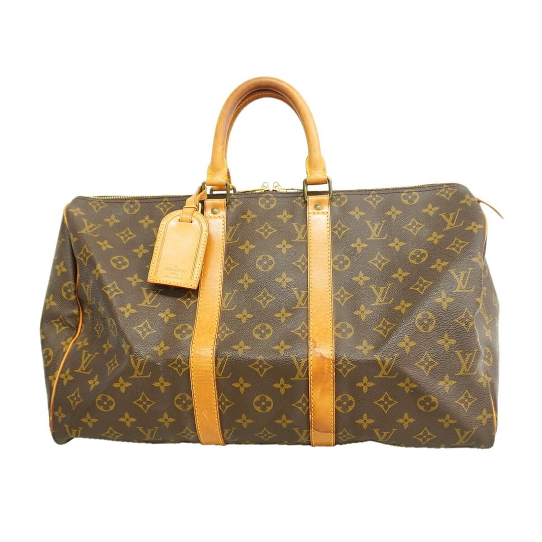 Louis Vuitton Bags - Boston Monogram Keepall 45 M41428 Brown Men's & Women's: --- Catalog ---Category: SizeSize (HxWxD): 27cm x 45cm x 20cm / 10.62'' x 17.71'' x 7.87''Category: DesignType: Boston bagColor: BrownGender: Men,WomenCategory: GeneralMPN: M41428Brand: Louis Vuitton-