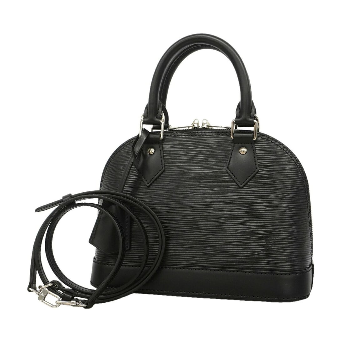 Louis Vuitton Alma BB Epi Leather Handbag M24645 Noir (Black) 2-way bag for women: --- Catalog ---Category: SizeSize (HxWxD): 17.5cm x 23.5cm x 11cm / 6.88'' x 9.25'' x 4.33''Category: DesignType: HandbagColor: NoirGender: WomenCategory: GeneralMPN: M24645Brand: Louis Vuitton--- Ite