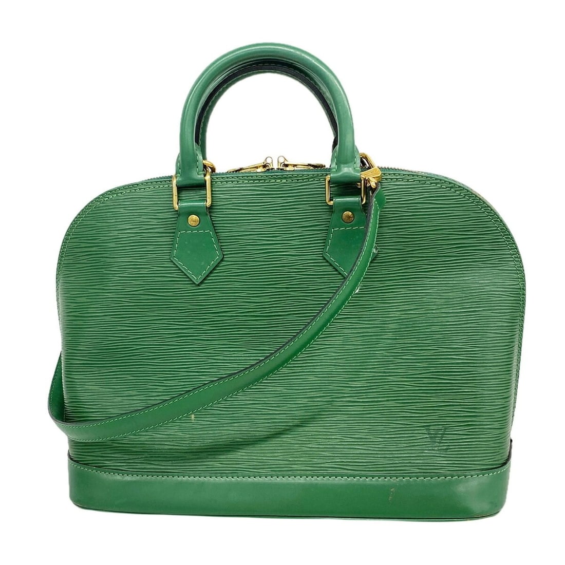 Louis Vuitton Alma Epi Handbag M52144 Borneo Green 2-way bag for women (1 of 12)