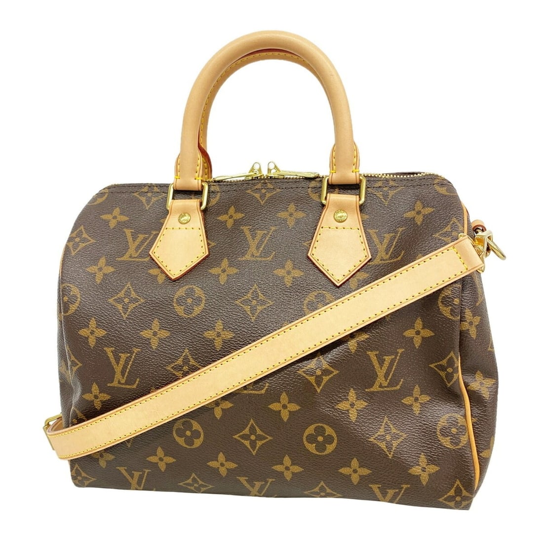 Louis Vuitton Monogram Speedy Bandoulière 25 Handbag M46977 Brown 2-way bag for women: --- Catalog ---Category: SizeSize (HxWxD): 20cm x 25cm x 14cm / 7.87'' x 9.84'' x 5.51''Category: DesignType: HandbagColor: BrownGender: WomenCategory: GeneralMPN: M46977Brand: Louis Vuitton--- Item L