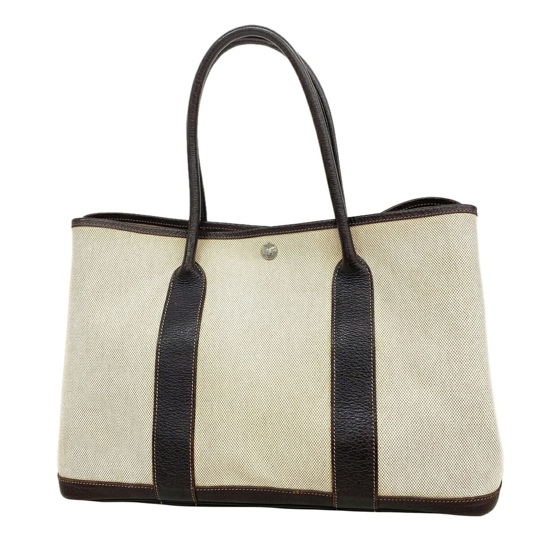 Hermes Garden PM Tote Bag, Toile H Brown, ?J stamp, Women's. (1 of 12)