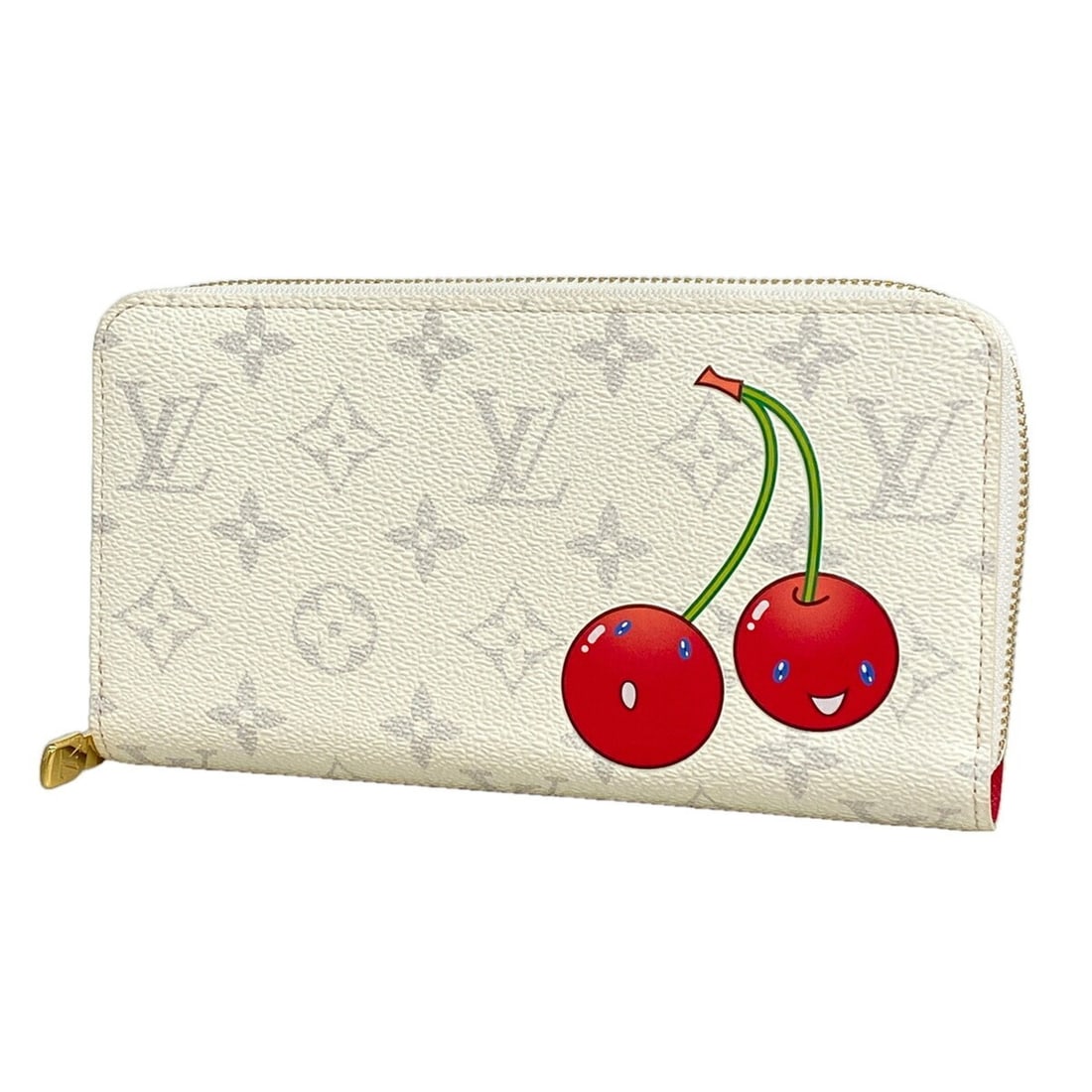 Louis Vuitton Monogram Cherry Zippy Wallet Long Wallet, Takashi Murakami M14240, Blanc,: --- Catalog ---Category: SizeSize (HxWxD): 10.5cm x 19.5cm x 2cm / 4.13'' x 7.67'' x 0.78''Category: DesignType: Long wallet (bi-fold)Color: BlancGender: Men,WomenCategory: GeneralMPN: M14240Brand: Lo