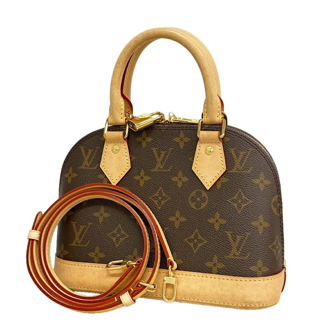Louis Vuitton Alma BB Monogram Handbag M46990 Brown 2-way bag for women: --- Catalog ---Category: SizeSize (HxWxD): 17cm x 23.5cm x 11cm / 6.69'' x 9.25'' x 4.33''Category: DesignType: HandbagColor: BrownGender: WomenCategory: GeneralMPN: M46990Brand: Louis Vuitton--- Item