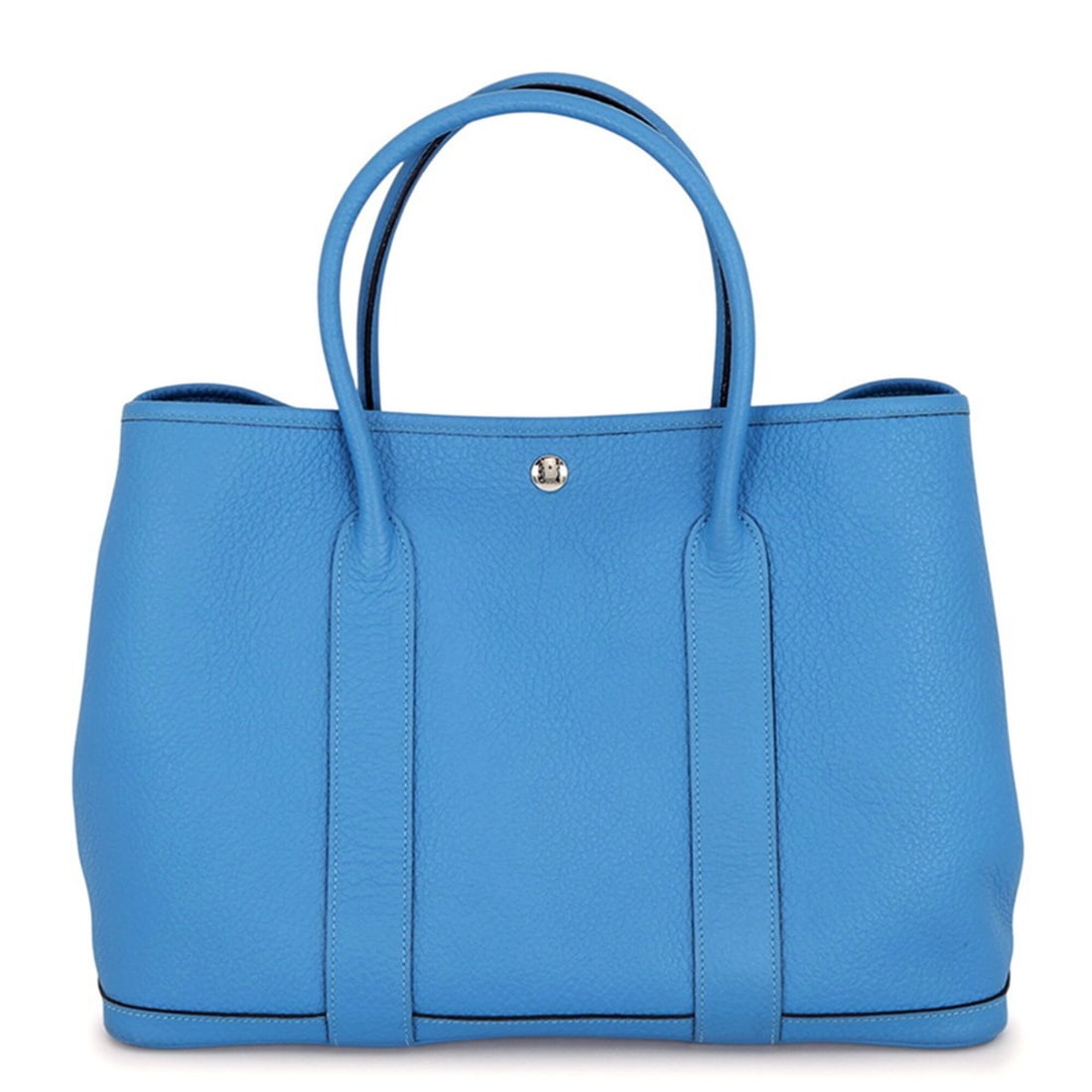 Hermes Garden PM Tote Bag, Cobalt Negonda, ?R stamp, HERMES Party, Garden, Handbag, Women's (1 of 15)