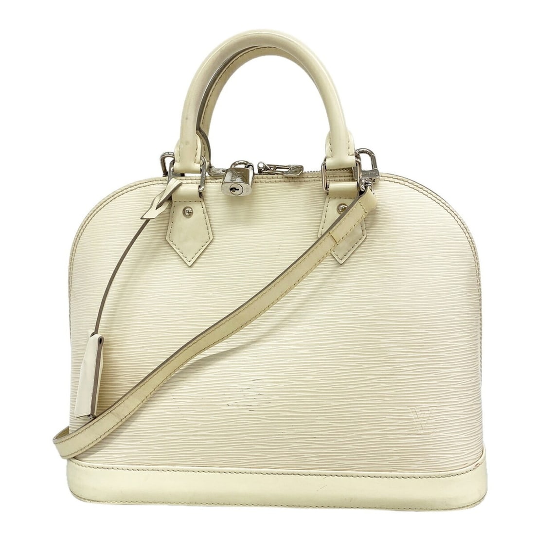 Louis Vuitton Alma PM M4030J Ivoire 2-way handbag for women (Epi leather): --- Catalog ---Category: SizeSize (HxWxD): 23.5cm x 31.5cm x 15cm / 9.25'' x 12.4'' x 5.9''Category: DesignType: HandbagColor: LV Off WhiteGender: WomenCategory: GeneralMPN: M4030JBrand: Louis Vuitton