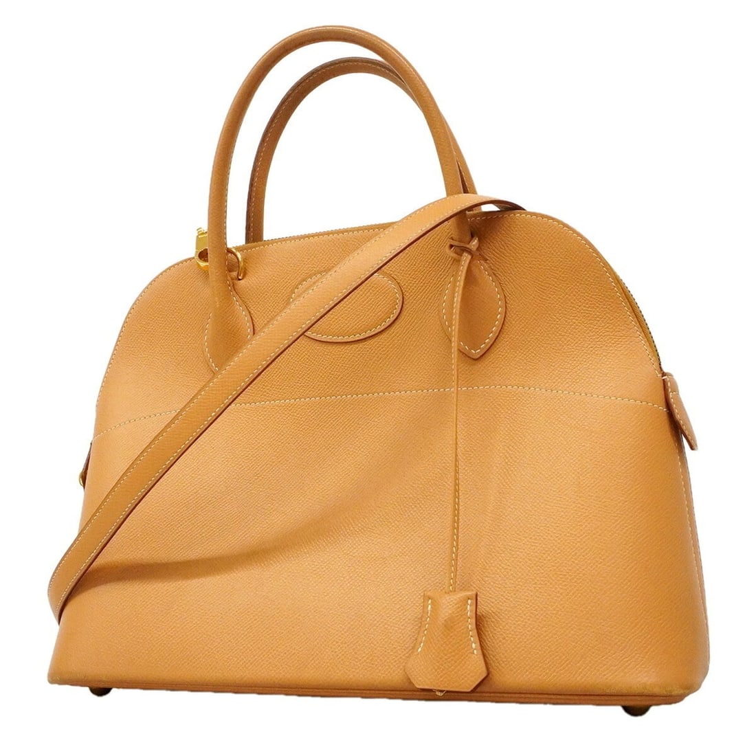 Hermes Bolide 31 handbag, Courchevel leather, Natural Sable, ?A stamp, 2-way bag for women: --- Catalog ---Category: SizeSize (HxWxD): 24cm x 31.5cm x 12.5cm / 9.44'' x 12.4'' x 4.92''Category: DesignType: HandbagColor: Natural sableGender: WomenMaterial: Courchevel leather Hardware Color: G
