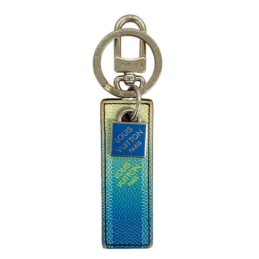 Louis Vuitton Keychain Charm Portefeuille Damier Stripes M00735 Blue Vert Men's: --- Catalog ---Category: SizeSize (HxWxD): 13cm x 4cm x 5.00mm / 5.11'' x 1.57'' x 0.19''Category: DesignType: KeyringColor: BlueGender: MenCategory: GeneralMPN: M00735Brand: Louis Vuitton--- Item Lis