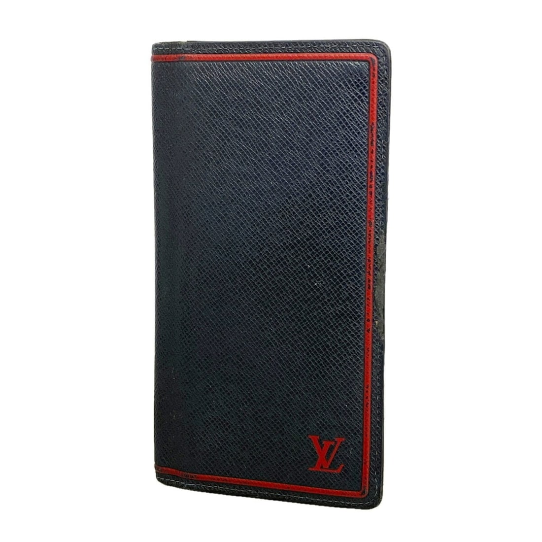 Louis Vuitton Taiga Portefeuille Brazza Long Wallet M63434 Navy Red Men's: --- Catalog ---Category: SizeSize (HxWxD): 19cm x 10.5cm x 1cm / 7.48'' x 4.13'' x 0.39''Category: DesignType: Long wallet (bi-fold)Color: Navy, Red colorGender: MenCategory: GeneralMPN: M63434Brand: 