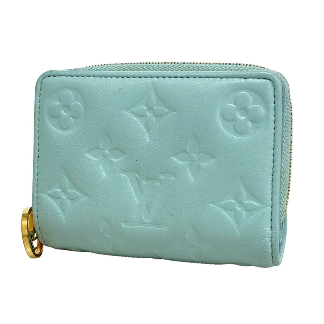 Louis Vuitton Monogram Embossed Portefeuille Lou Wallet M82265 Blue Women's: --- Catalog ---Category: SizeSize (HxWxD): 9cm x 11.5cm x 3cm / 3.54'' x 4.52'' x 1.18''Category: DesignType: Wallet (bi-fold)Color: BlueGender: WomenCategory: GeneralMPN: M82265Brand: Louis Vuitton--