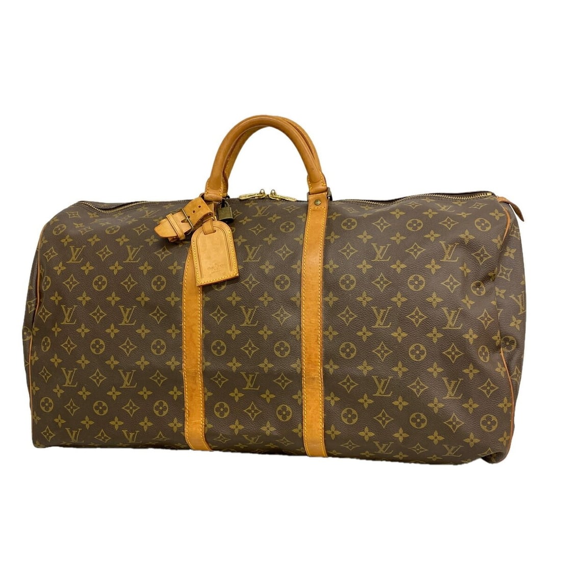 Louis Vuitton Bags - Boston Monogram Keepall 60 M41422 Brown Men's & Women's: --- Catalog ---Category: SizeSize (HxWxD): 33cm x 60cm x 27cm / 12.99'' x 23.62'' x 10.62''Category: DesignType: Boston bagColor: BrownGender: Men,WomenCategory: GeneralMPN: M41422Brand: Louis Vuitton