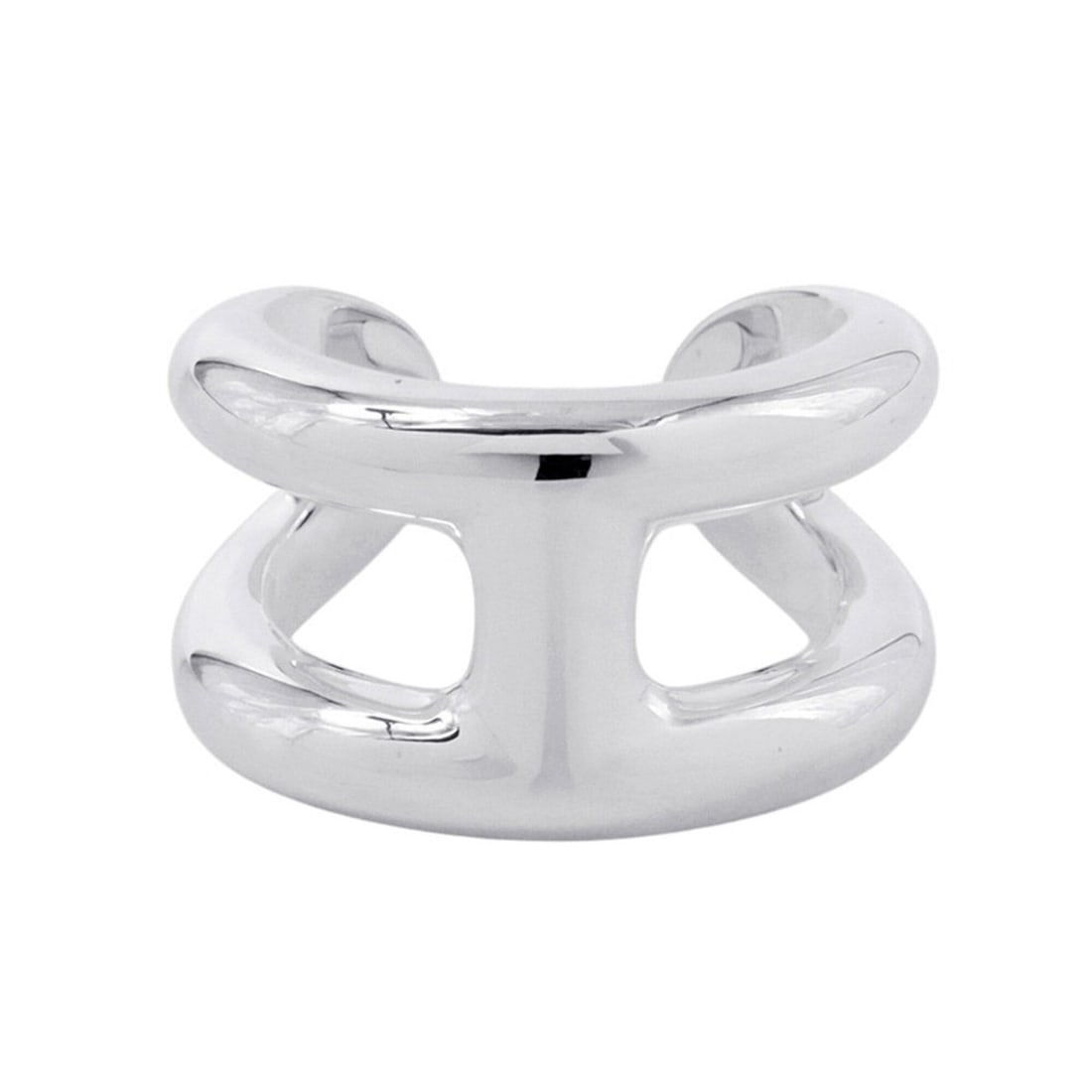 Hermes Osmose PM ring, SV925 silver, ring size 53. (HERMES ring): --- Catalog ---Category: SizeJP Size: 13US Size: 6.5Category: DesignType: Band ringGender: WomenMaterial: Silver 925Category: GeneralBrand: HermesCountry of Origin: Italy--- Item List ---Section: Cond