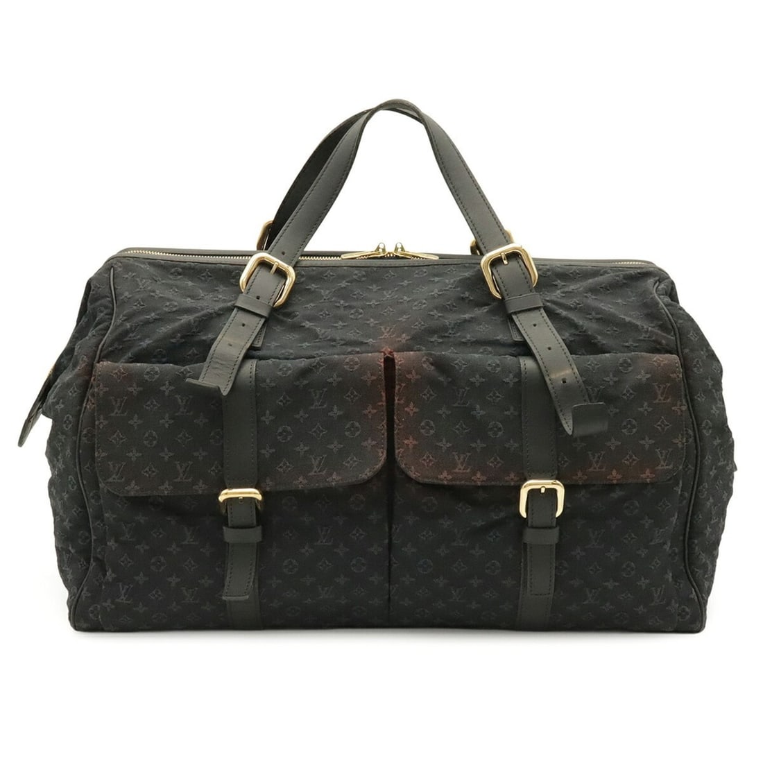 LOUIS VUITTON Louis Vuitton Monogram Mini Louise Boston Bag Shoulder Travel Canvas TST Blue M42321: --- Catalog ---Category: SizeSize (HxWxD): 33cm x 49cm x 25cm / 12.99'' x 19.29'' x 9.84''Category: DesignType: Boston bag, Shoulder bagColor: Monogram, TST BlueGender: Women,MenMaterial: Monogram Min
