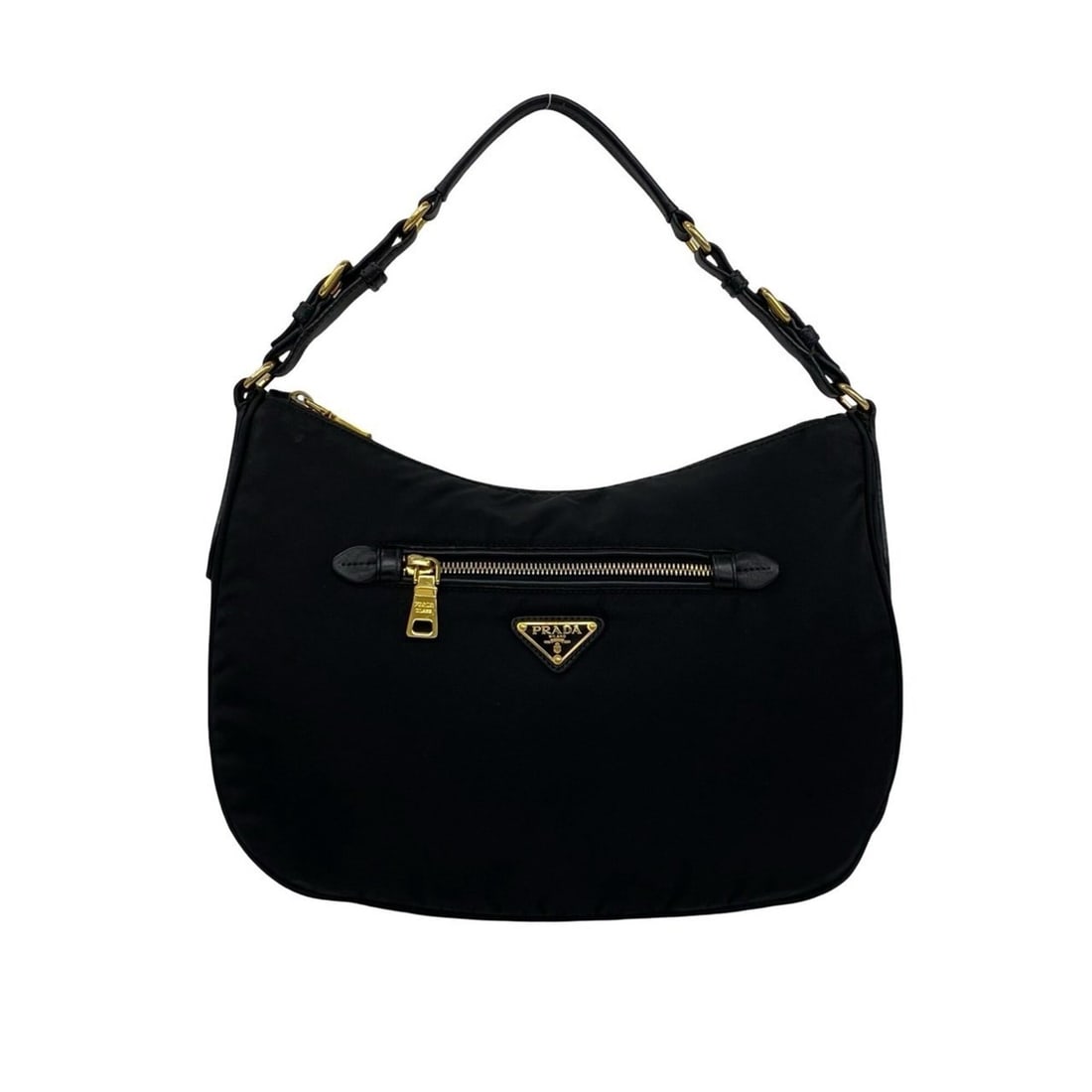 PRADA Prada Triangle Logo Hardware Tessuto Pocono Nylon Leather One Shoulder Bag Handbag Black 26507: --- Catalog ---Category: SizeSize (HxWxD): 25cm x 36cm x 7.5cm / 9.84'' x 14.17'' x 2.95''Category: DesignType: Handbag, Shoulder bagColor: BlackGender: WomenMaterial: Nylon , Leather Category: Genera