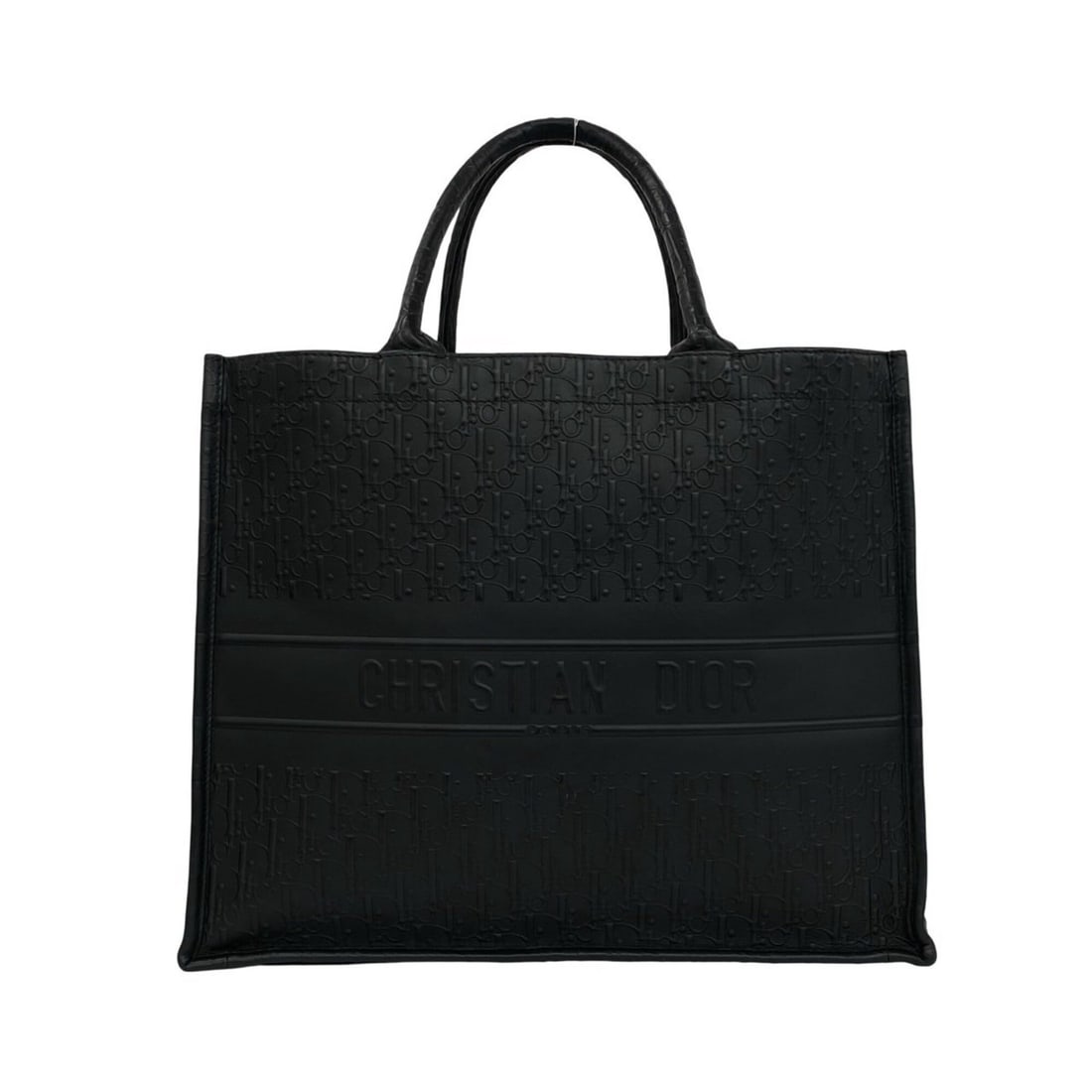 Christian Dior Book Tote Trotter Logo Embossed Leather Bag Handbag Black 23397: --- Catalog ---Category: SizeSize (HxWxD): 34.5cm x 41.5cm x 18.5cm / 13.58'' x 16.33'' x 7.28''Category: DesignType: Handbag, Tote bagColor: BlackGender: WomenMaterial: Leather Category: GeneralBrand