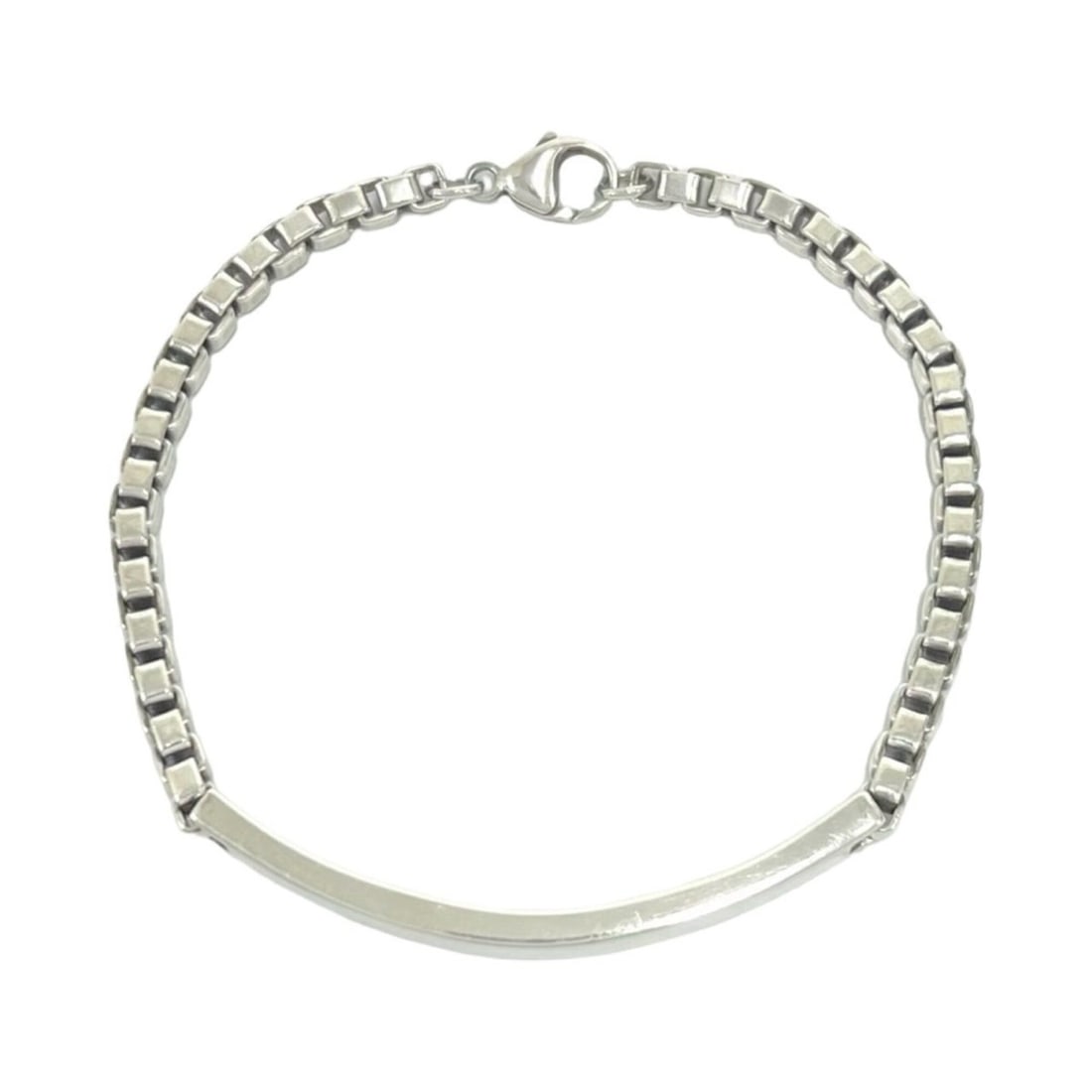 TIFFANY&Co. Tiffany Venetian ID Bracelet, Sterling Silver 925, Accessory, Jewelry, 07tif (1 of 12)