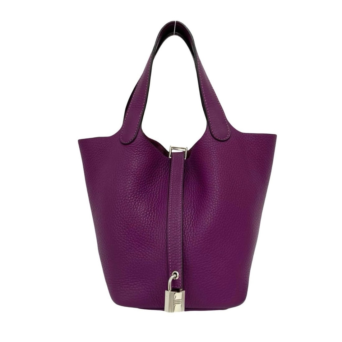 HERMES Picotin Lock PM Taurillon Clemence Handbag Mini Tote Bag Anemone Purple 23320: --- Catalog ---Category: SizeSize (HxWxD): 18cm x 26cm x 18cm / 7.08'' x 10.23'' x 7.08''Category: DesignType: Handbag, Tote bagColor: PurpleGender: WomenMaterial: Taurillon clemence leather Category:
