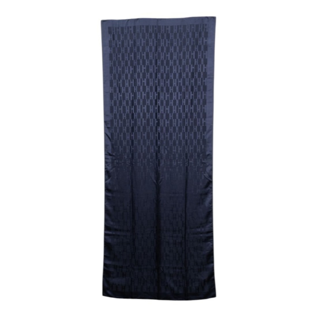 Hermes H Jacquard Scarf/Muffler, Large Size, Navy, Silk/Wool, Women's: --- Catalog ---Category: SizeSize (LxW): 1.8m x 73cm / 70.86'' x 28.74''Category: DesignType: ScarfColor: NavyGender: WomenMaterial: Silk , Wool Category: GeneralBrand: Hermes--- Item List ---Section: