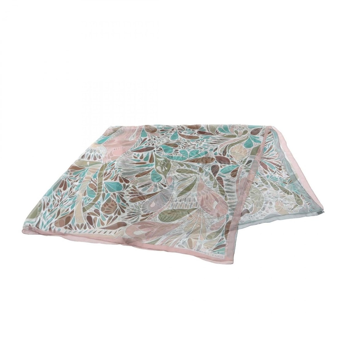 Hermes HERMES Shawl Carre 140 MILLEFLEURS DU MEXIQUE Chiffon Scarf Muffler Silk Women's Green Pink: --- Catalog ---Category: SizeSize (LxW): 1.32m x 1.32m / 51.96'' x 51.96''Category: DesignType: ScarfColor: Green, Multi-color, PinkGender: WomenMaterial: Silk Category: GeneralBrand: Hermes--- Item L