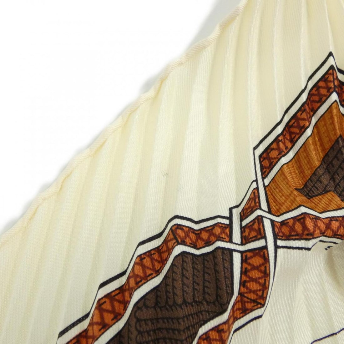 Hermes pleated scarf muffler - 4