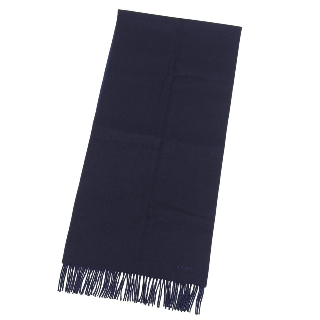 HERMES Recto Verso 100% Cashmere Marine Ocean Bicolor Logo Embroidered Fringe Stole Scarf Made in: --- Catalog ---Category: SizeSize (LxW): 1.77m x 41cm / 69.68'' x 16.14''Category: DesignType: StoleGender: MenMaterial: Cashmere Category: GeneralBrand: HermesCountry of Origin: United Kingdom--- Ite