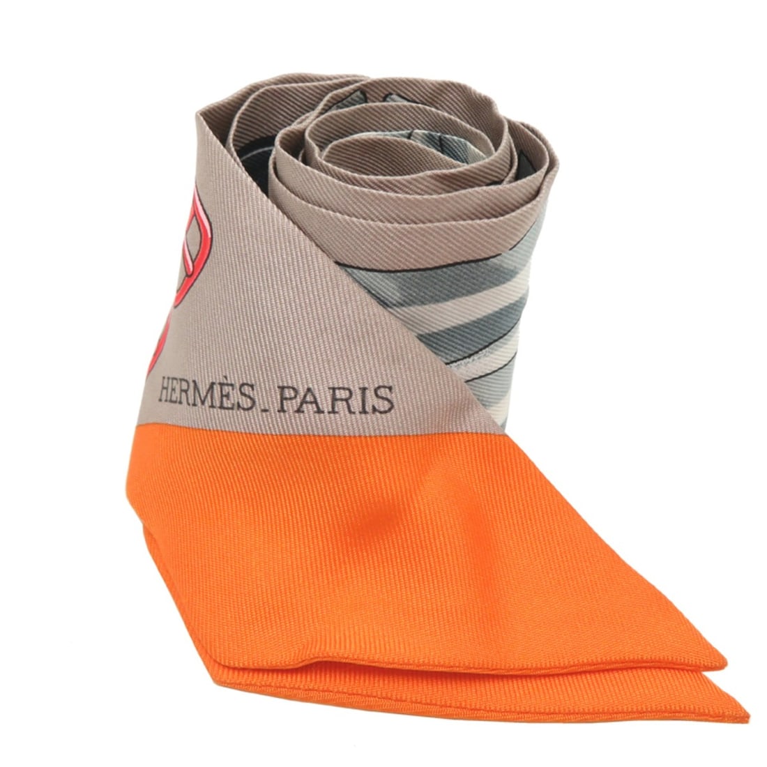 Hermes Twilly Jumping Women's Scarf/Muffler, 100% Silk, Multicolor: --- Catalog ---Category: SizeSize (LxW): 86cm x 5cm / 33.85'' x 1.96''Category: DesignType: ScarfColor: Multi-colorGender: WomenMaterial: Silk Category: GeneralBrand: HermesCountry of Origin: France--