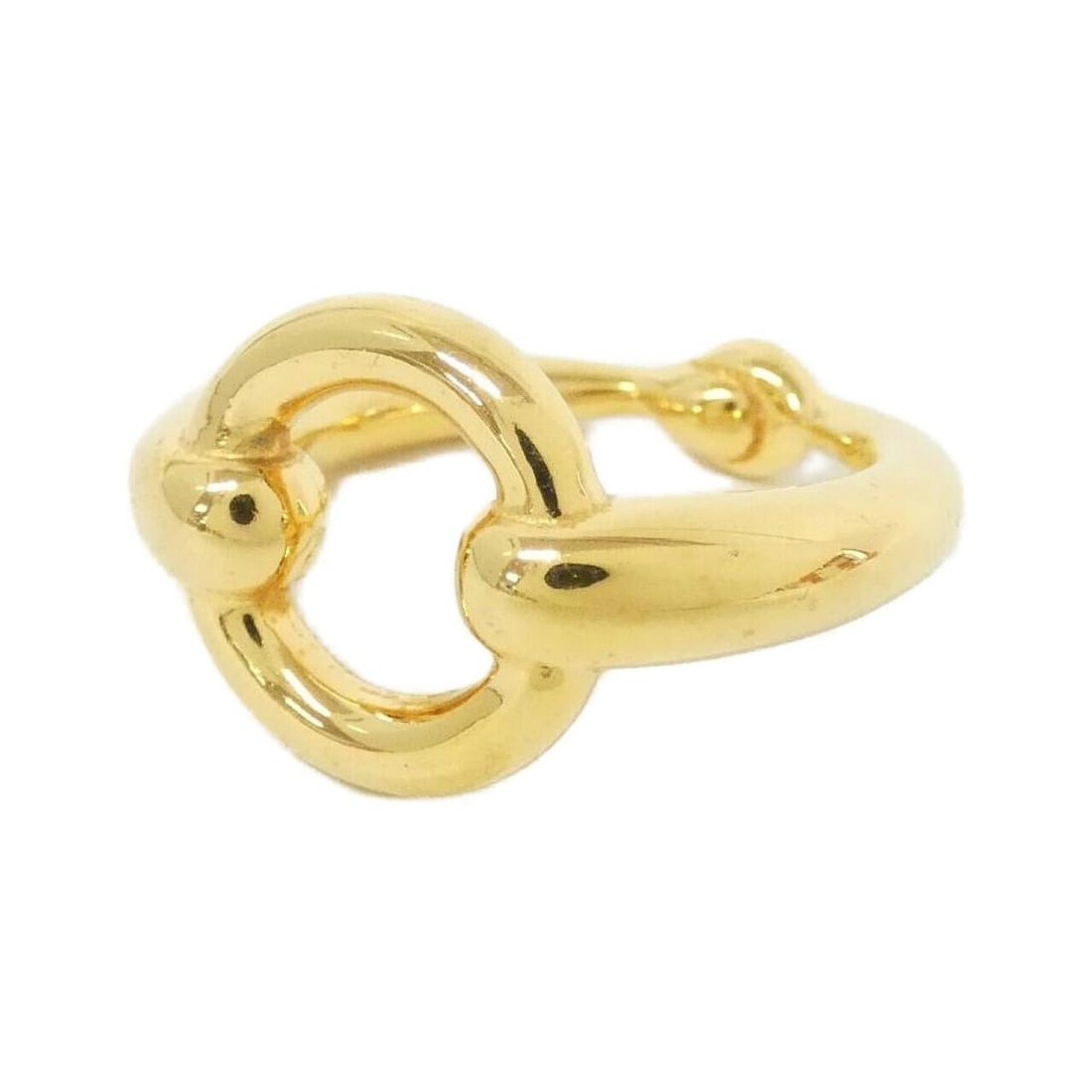 Hermes Hermès Morris Scarf Ring PM 601050S: --- Catalog ---Category: SizeInner Diameter: 30.00mm / 1.18''Category: DesignColor: GoldGender: WomenCategory: GeneralMPN: 601050SBrand: Hermes--- Item List ---Section: ConditionRanking: Rank A Used -