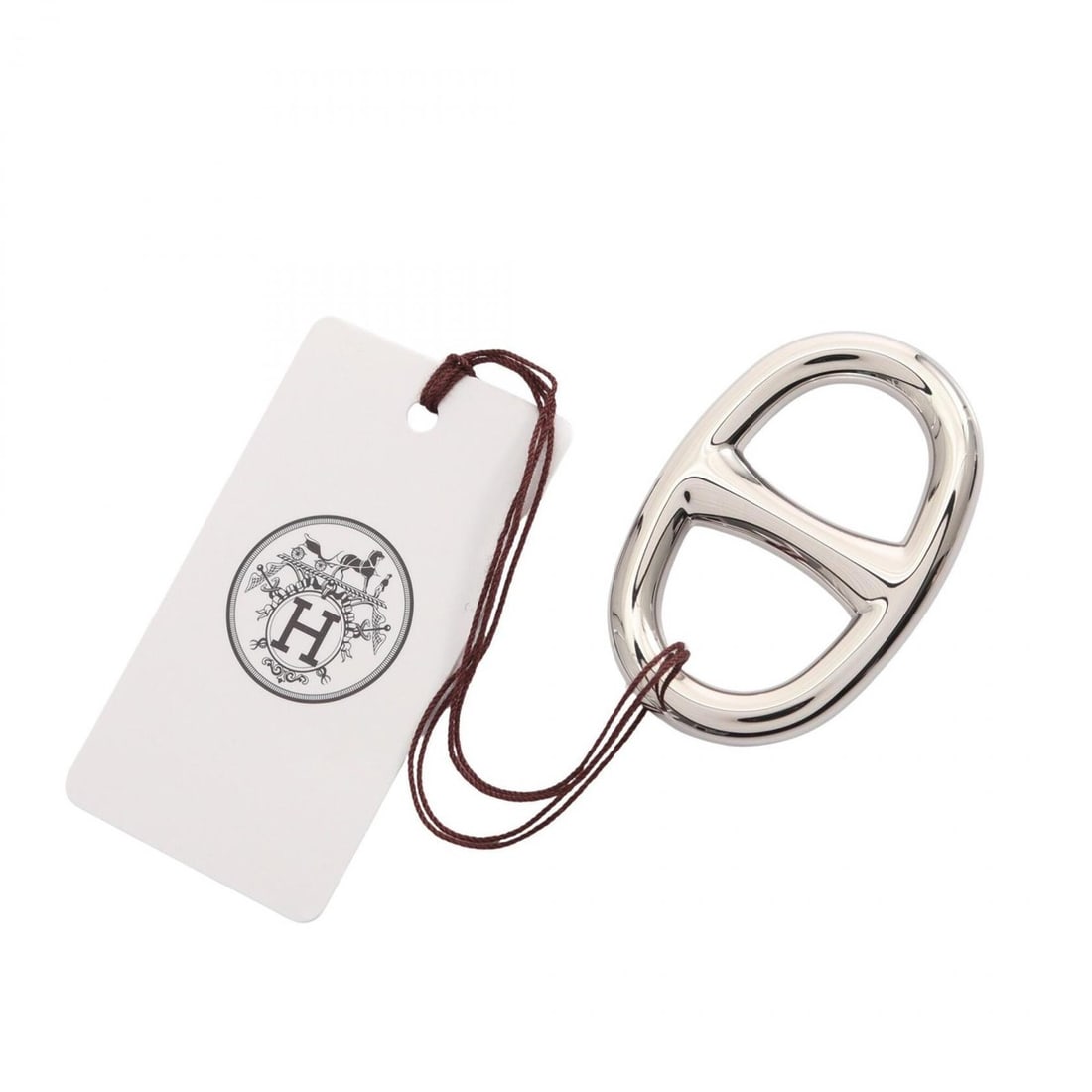 Hermes Chaine d'Ancre Scarf Ring, Metal Accessory, Women's, Silver Tone: --- Catalog ---Category: DesignType: Scarf ringColor: SilverGender: WomenMaterial: Metal Category: GeneralBrand: HermesCategory: Physical PropertiesSize (HxWxD): 3.5cm x 5.5cm / 1.37'' x 2.16''--- Ite