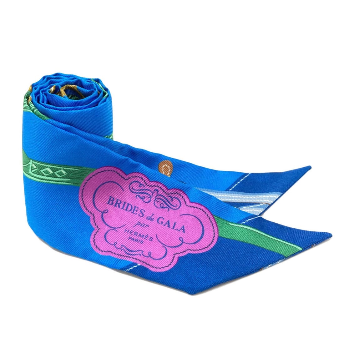Hermes Twilly Scarf Muffler Silk Women's HERMES: --- Catalog ---Category: SizeSize (LxW): 86cm x 5cm / 33.85'' x 1.96''Category: DesignType: ScarfColor: Blue, YellowGender: WomenMaterial: Silk Category: GeneralBrand: Hermes--- Item List ---Section: 