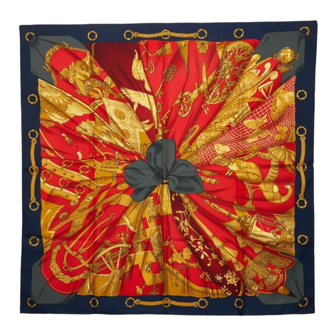 Hermes Carre 90 Soleil de Soie Silk Sun Scarf Muffler Women's HERMES: --- Catalog ---Category: SizeSize (LxW): 88cm x 89cm / 34.64'' x 35.03''Category: DesignType: ScarfGender: WomenMaterial: Silk Category: GeneralBrand: Hermes--- Item List ---Section: ConditionRanking: