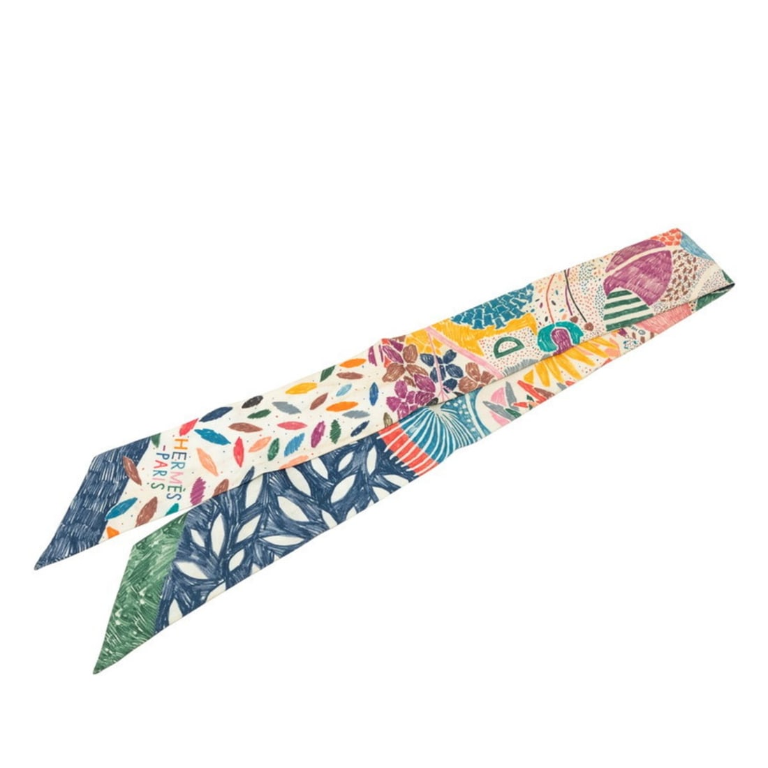 Hermes Twilly Chacun Fait Son Nid (Each Child Builds Their Nest) Scarf Muffler Multicolor Silk: --- Catalog ---Category: SizeSize (LxW): 85cm x 5cm / 33.46'' x 1.96''Category: DesignType: ScarfColor: Multi-colorGender: WomenMaterial: Silk Category: GeneralBrand: Hermes--- Item List ---Section: C