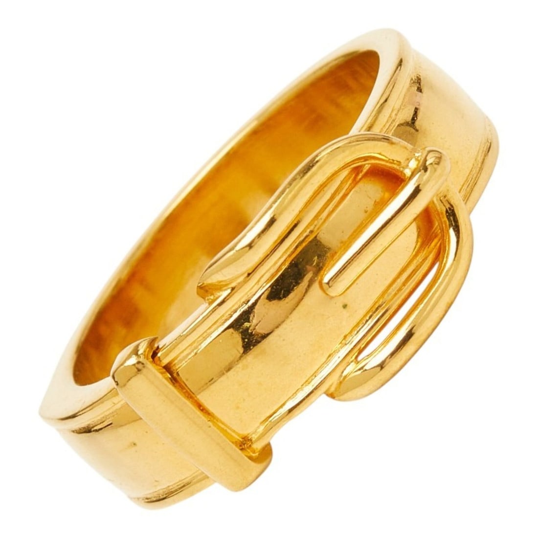 Hermes Ceinture Scarf Ring, Gold Plated (GP), Women's: --- Catalog ---Category: SizeInner Diameter: 19.60mm / 0.77''Category: DesignColor: GoldGender: WomenCategory: GeneralBrand: Hermes--- Item List ---Section: ConditionRanking: Rank AB Used - Traces of 
