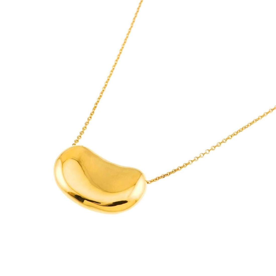 Tiffany & Co. Bean Necklace, 41cm, 18K Yellow Gold (750): --- Catalog ---Category: SizePendant Size: 13.6mm x 21.3mm / 0.53'' x 0.83''Neck Circumference: 41 cm / 16.14''Category: DesignGender: WomenMaterial: Yellow gold (18K)Necklace Type: NecklaceCategory: 