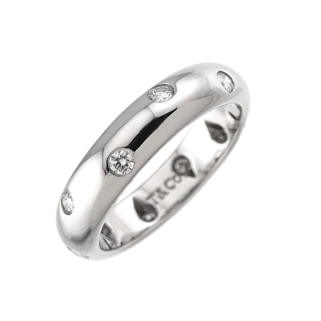 Tiffany & Co. Dots Diamond Ring, Platinum. (1 of 19)
